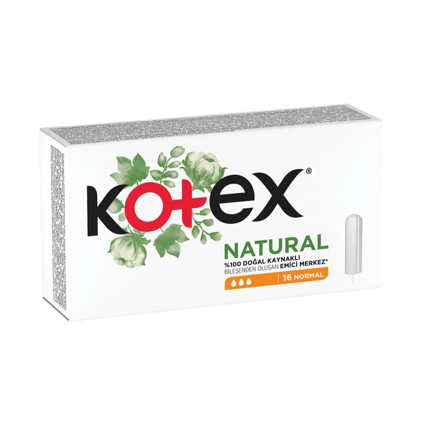 KOTEX NAT.TAMPON NORMAL 16'LI
